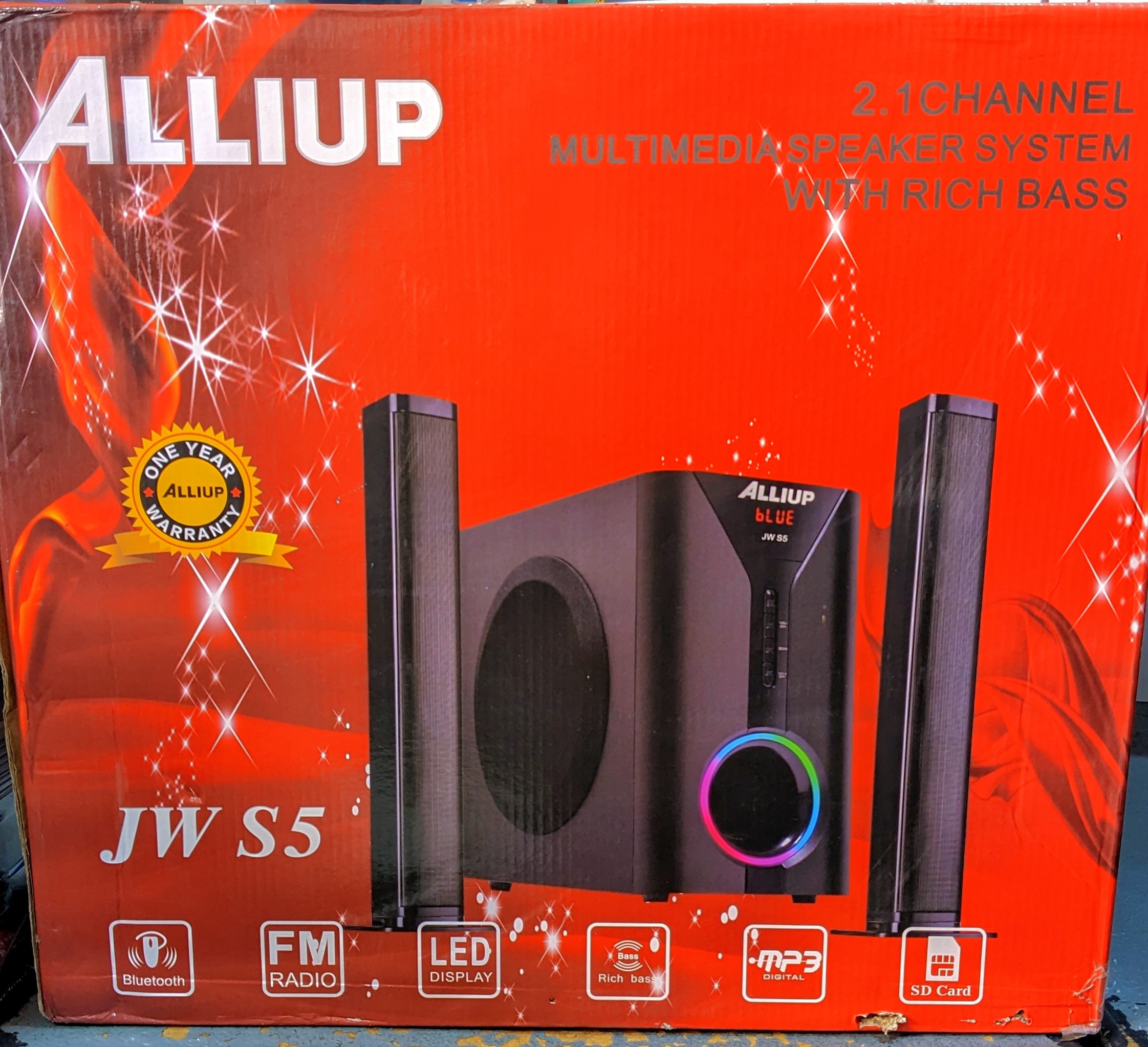 ALLIUP JW S5 MULTIMEDIA SPEAKERS
